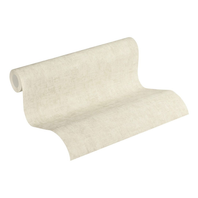 Livingwalls Vliestapete New Walls Cosy & Relax Unitapete einfarbig creme