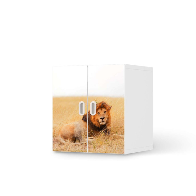 Möbelfolie IKEA Stuva / Fritids Schrank - 2 kleine Türen - Lion King- Bild 1