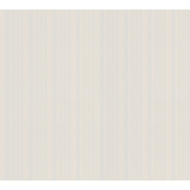 A.S. Création Vliestapete Meistervlies Streifentapete überstreichbar weiss