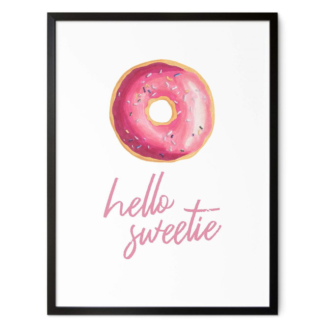 Poster Donuts - Hello Sweetie