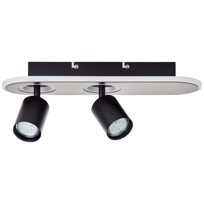 Spotbalken Katharina, schwarz, 16 x 40 cm, Innenleuchte