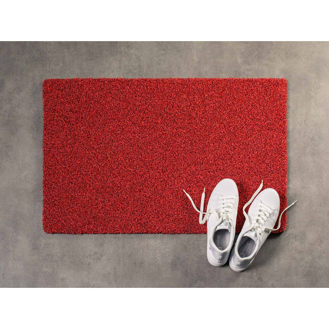 Traffic Outdoor Fussmatte nach Mass in Rot