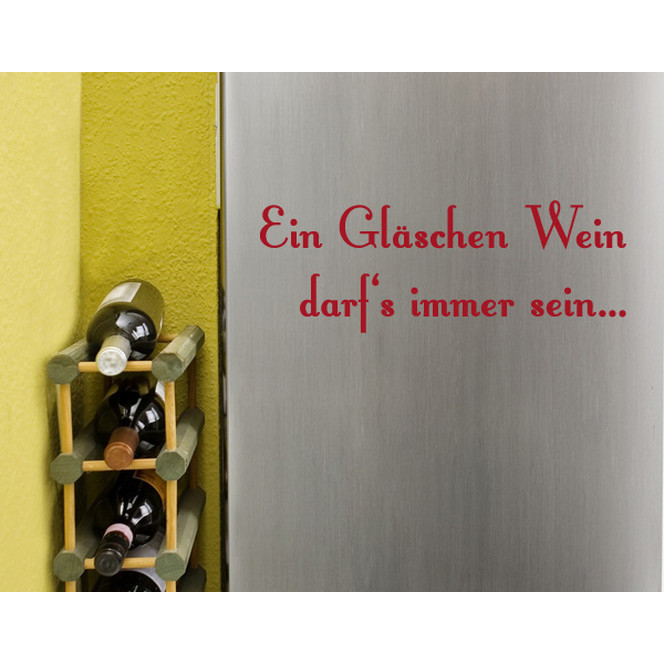 Wandtattoo Ein Gläschen Wein