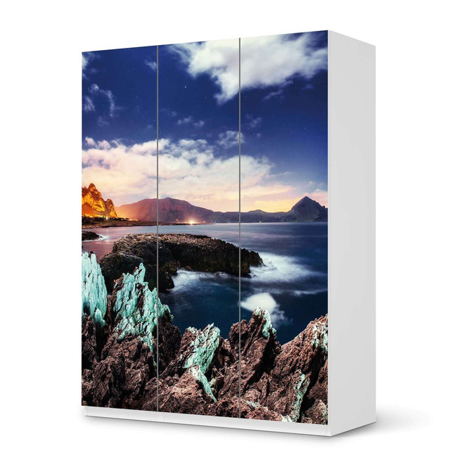 Folie IKEA Pax Schrank 201cm Höhe - 3 Türen - Seaside- Bild 1