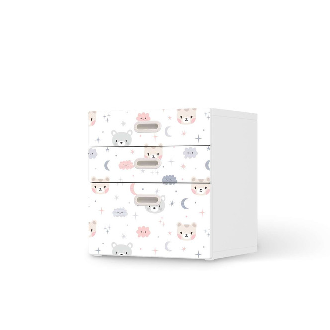 Folie IKEA Stuva / Fritids Kommode - 3 Schubladen - Sweet Dreams- Bild 1