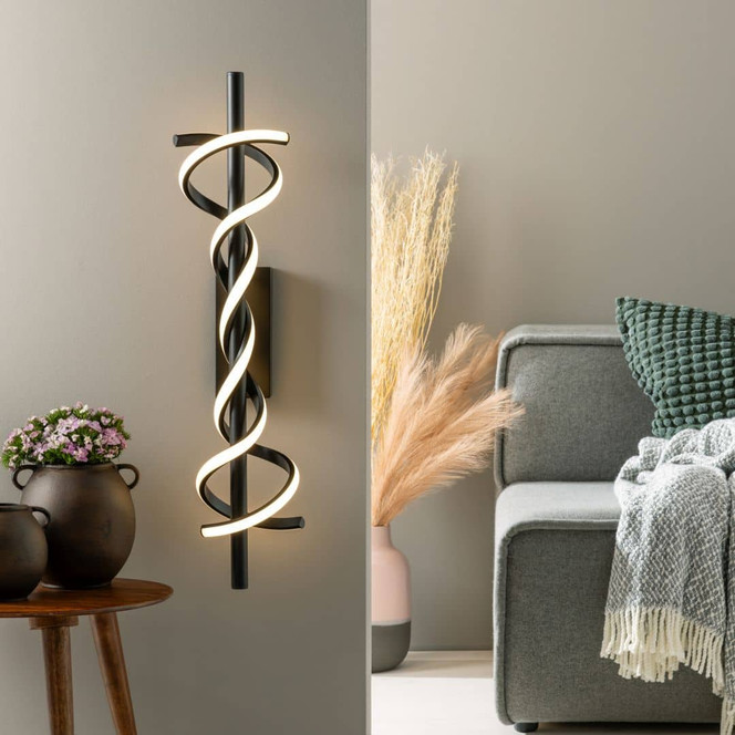 Deckenleuchte Alexander, schwarz, 20 x 75.5 cm, Innenleuchte