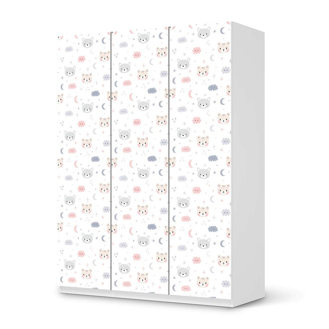 Folie IKEA Pax Schrank 201cm Höhe - 3 Türen - Sweet Dreams- Bild 1