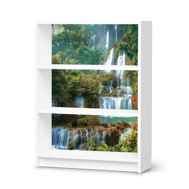 Möbelfolie IKEA Billy Regal 3 Fächer - Rainforest- Bild 1