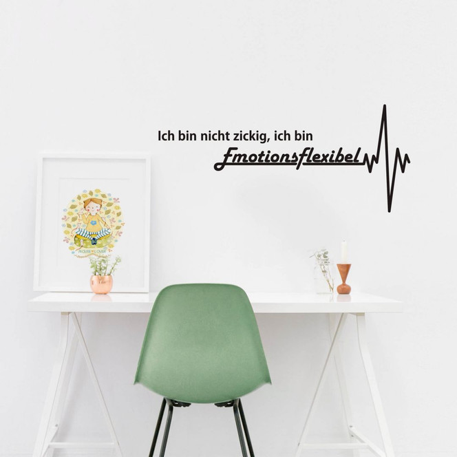 Wandtattoo Ich bin nicht zickig...