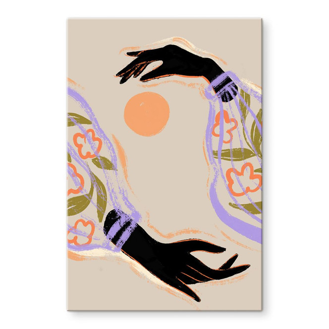 Acrylglasbild Arty Guava - Umarme die Sonne