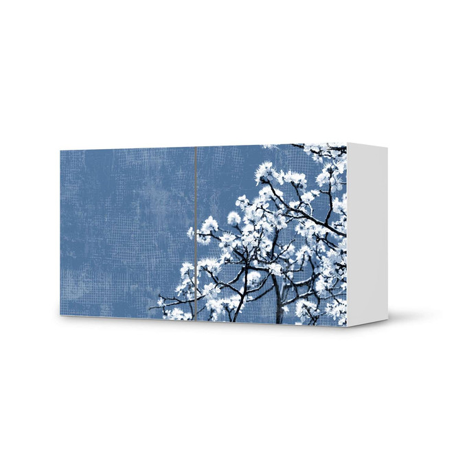 Folie IKEA Besta Regal 2 Türen (quer) - Spring Tree- Bild 1