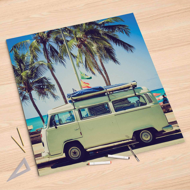 Folienbogen (90x90cm) - Road Trip- Bild 1