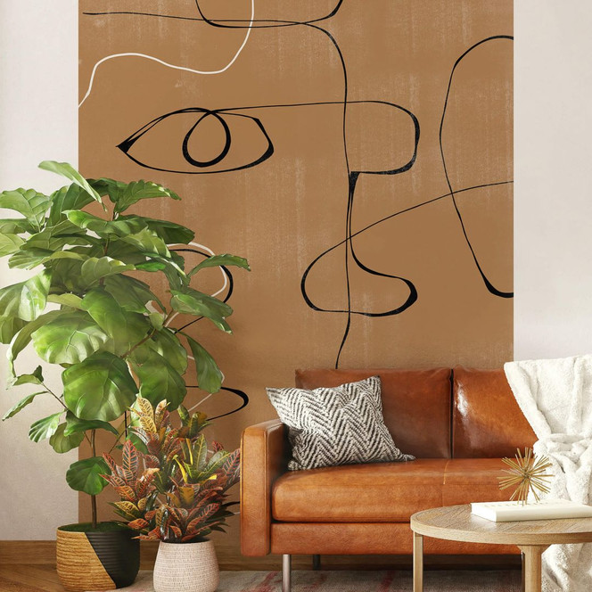 Fototapete The Miuus Studio - Abstraktes Gesicht