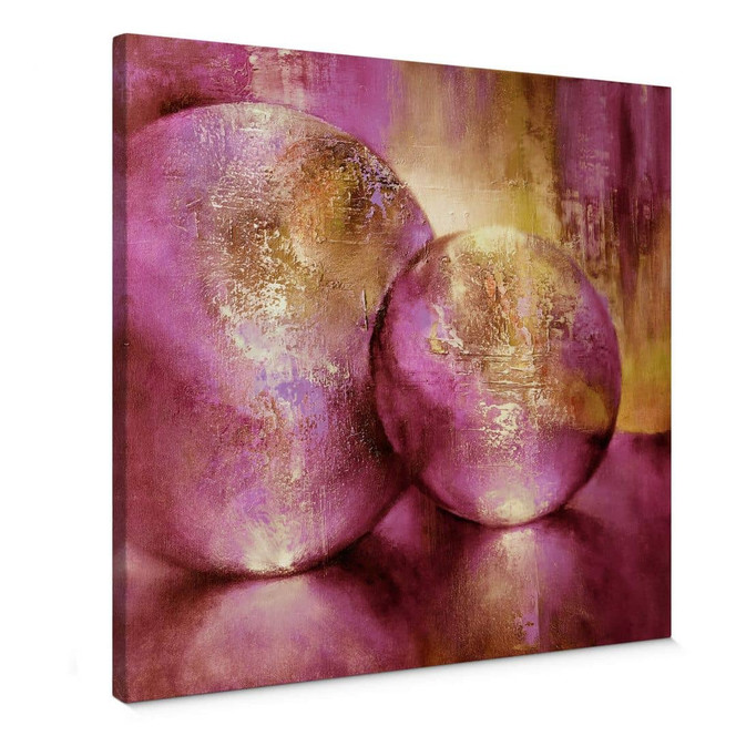 Leinwandbild Schmucker - Lichtspiele - Quadratisch