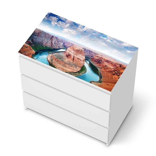 Möbelfolie IKEA Malm Kommode 3 Schubladen oben - Grand Canyon- Bild 1