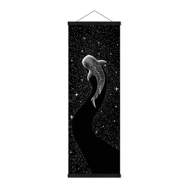 Stoffbild Walhai im Ozean der Sterne - Cakir - Panorama