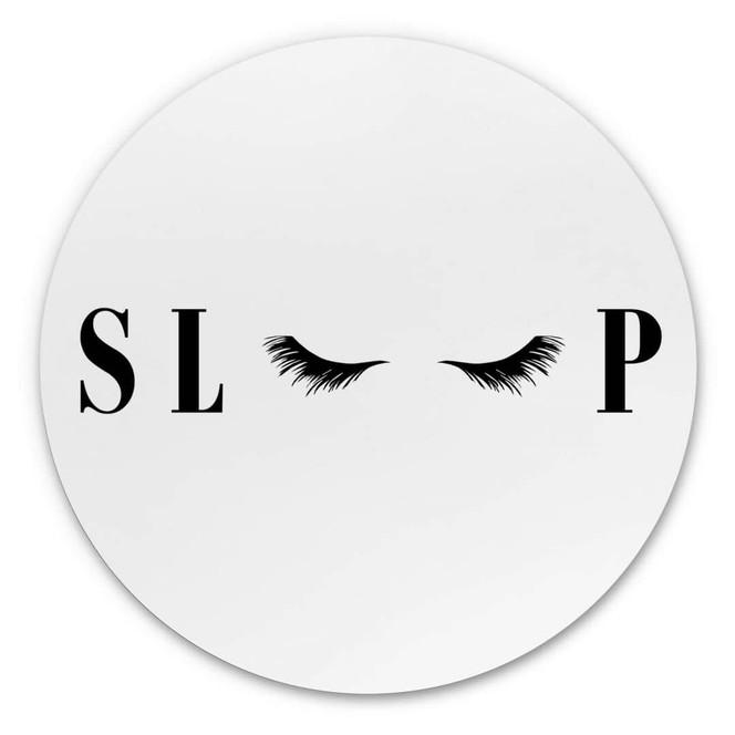 Alu-Dibond Sleep - Rund