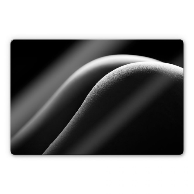 Glasbild Sexy Curves