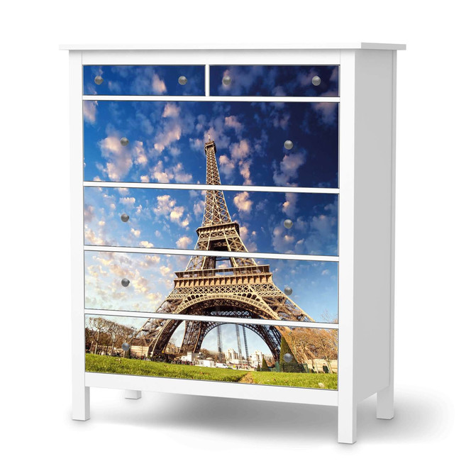 Klebefolie IKEA Hemnes Kommode 6 Schubladen - La Tour Eiffel- Bild 1