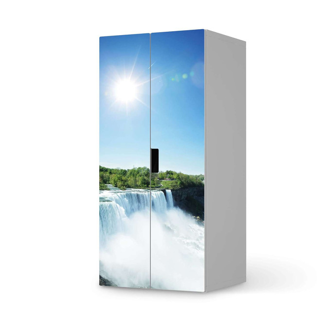 Möbelfolie IKEA Stuva / Malad Schrank - 2 grosse Türen - Niagara Falls- Bild 1