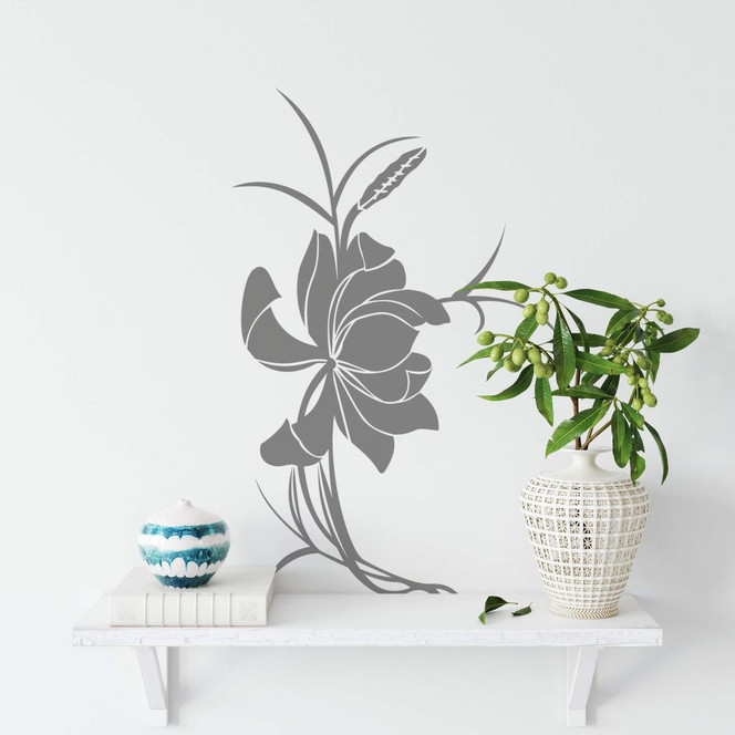 Wandtattoo Asia Flower
