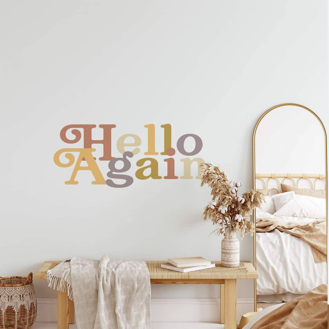 Wandtattoo Hello Again