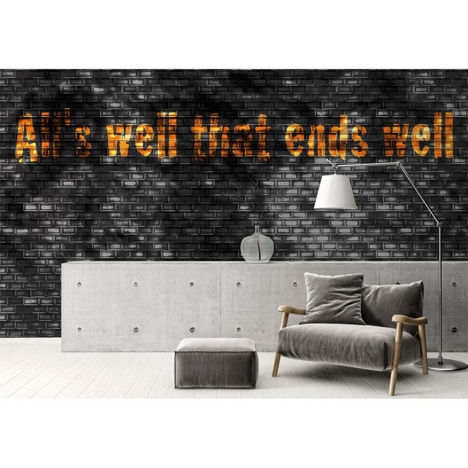 Architects Paper Fototapete Atelier 47 Black Tiles in Steinoptik - Bild 1