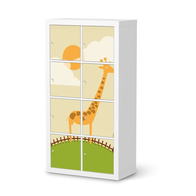 Folie IKEA Kallax Regal 8 Türen - Mountain Giraffe- Bild 1