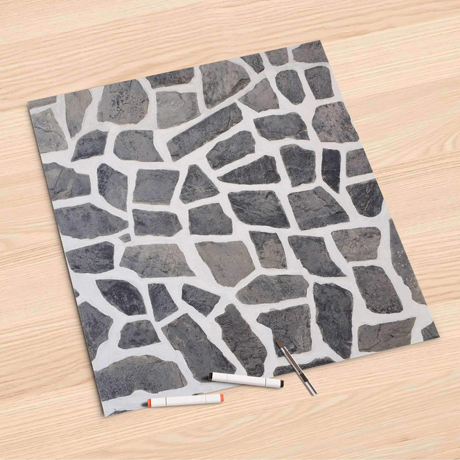 Folienbogen (60x60cm) - Steinmosaik- Bild 1