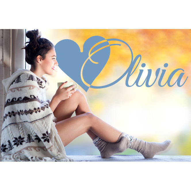 Glasdekor Wunschtext Initiale O - Bild 1