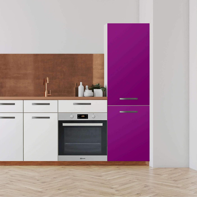 Klebefolie - Hochschrank (60x200cm) - Flieder Dark- Bild 1