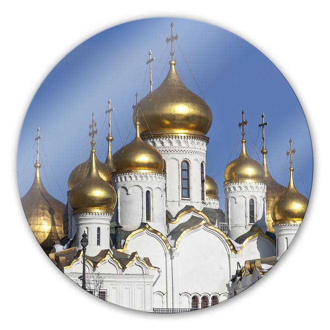 Glasbild Mariä - Verkündigungs  -Kathedrale - rund