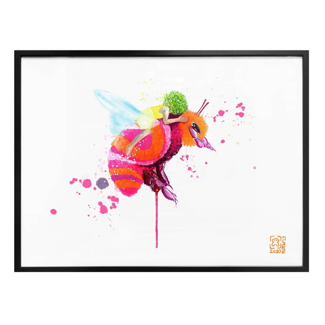 Poster Buttafly - Bienenmädchen