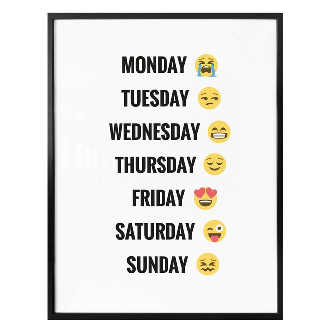 Poster - Emojione - Day of the Week