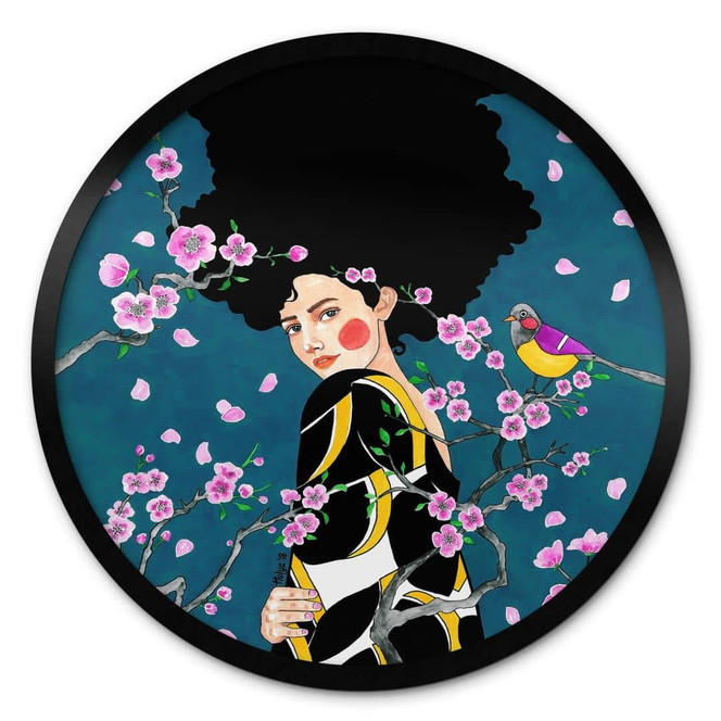 Poster Porträt Rund - Sie und Ich - Hülya