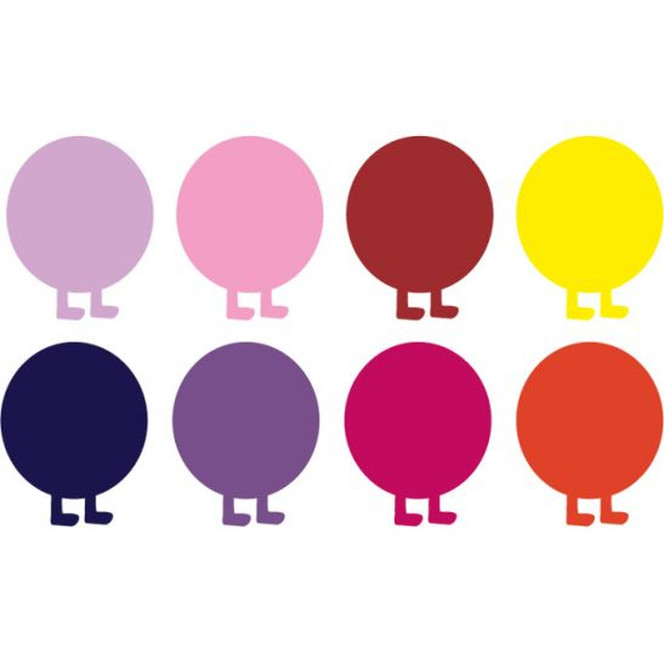 Wandsticker Bunte Raupe Erweiterung Set 1
