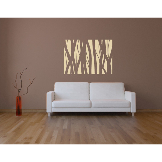 Wandtattoo Gräser Schatten