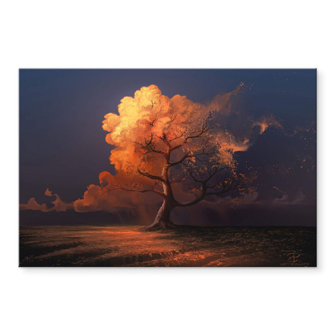 Acrylglasbild aerroscape - Später Herbst