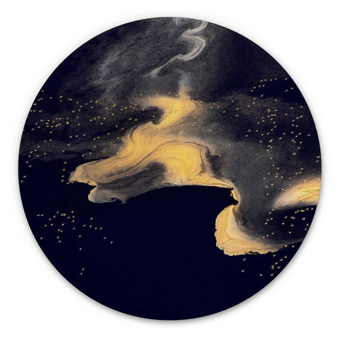 Alu-Dibond Chang - Natronsee - Rund