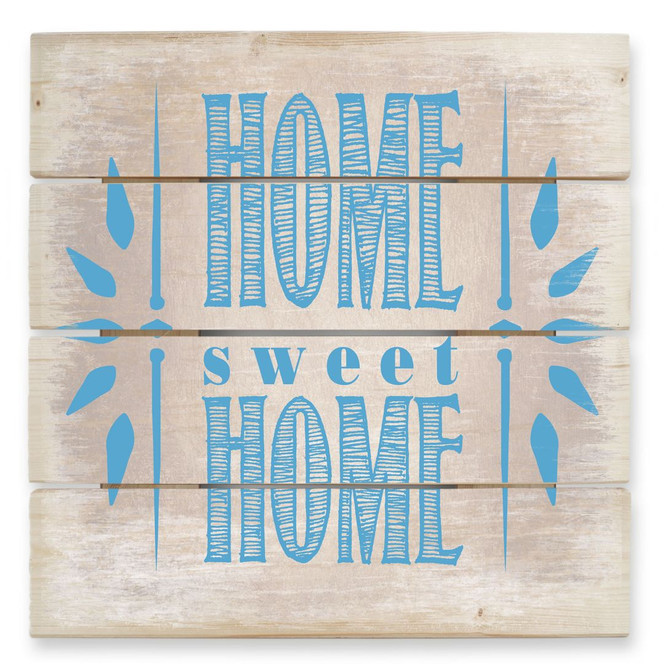Holzbild Home Sweet Home 2 - 40 x 41.5 cm