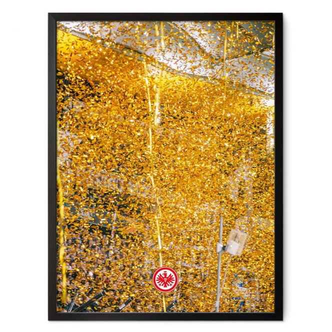 Poster Eintracht Frankfurt - Goldregen