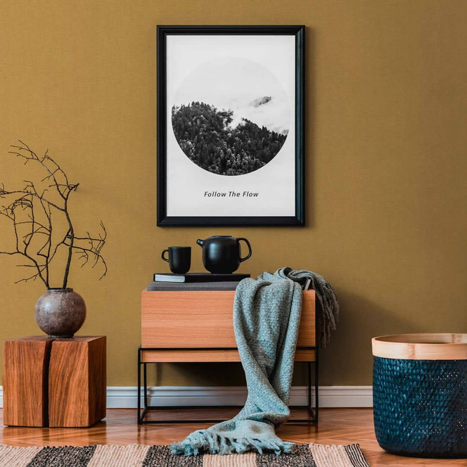 A.S. Création Strukturtapete #Hygge Vliestapete gelb