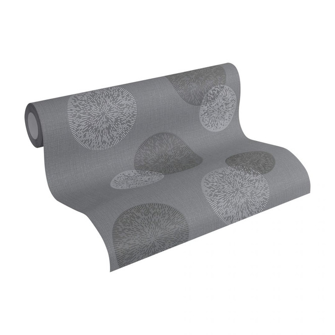 A.S. Création Vliestapete Happy Spring Blumentapete floral grau