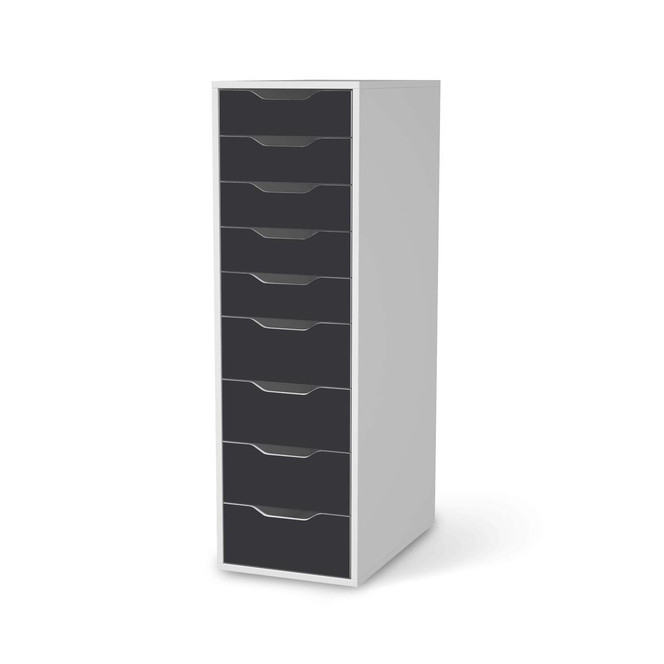 Folie IKEA Alex 9 Schubladen - Grau Dark- Bild 1