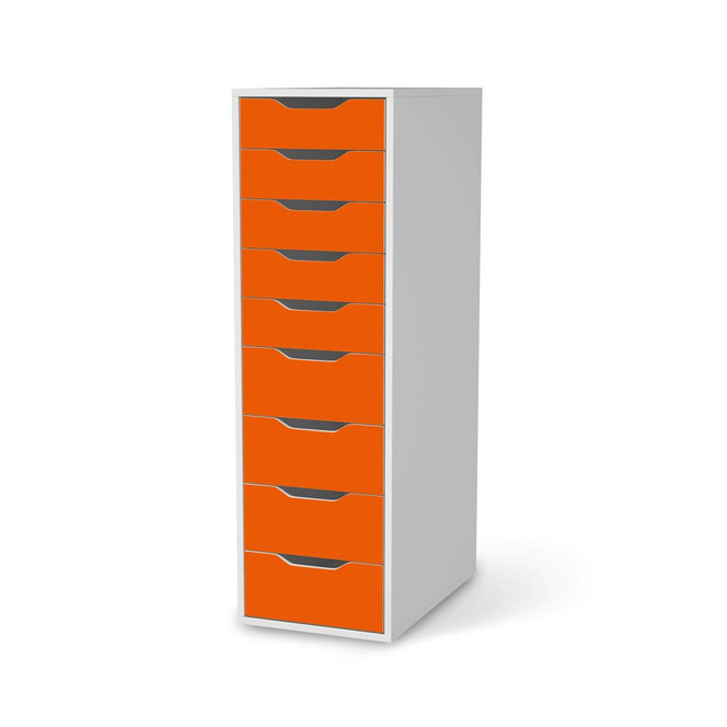 Folie IKEA Alex 9 Schubladen - Orange Dark- Bild 1