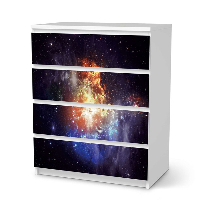 Folie IKEA Malm Kommode 4 Schubladen - Nebula- Bild 1