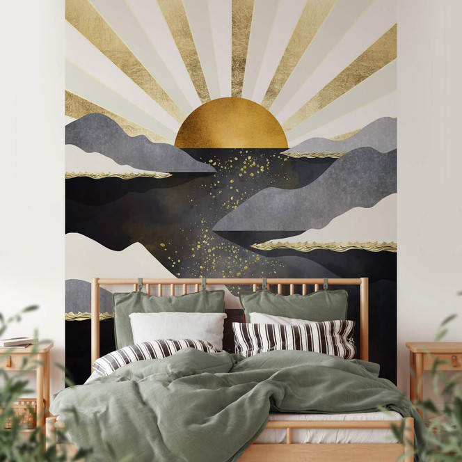 Fototapete SpaceFrog Designs - Goldene Dämmerung