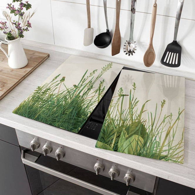 Herdabdeckplatte Dürer - Das grosse Rasenstück