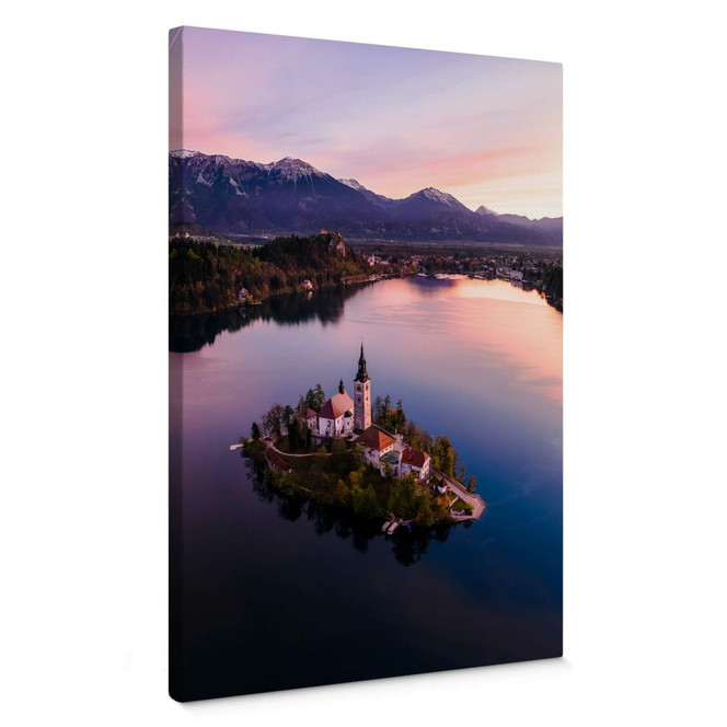 Leinwandbild Colombo - Bleder See in Slowenien