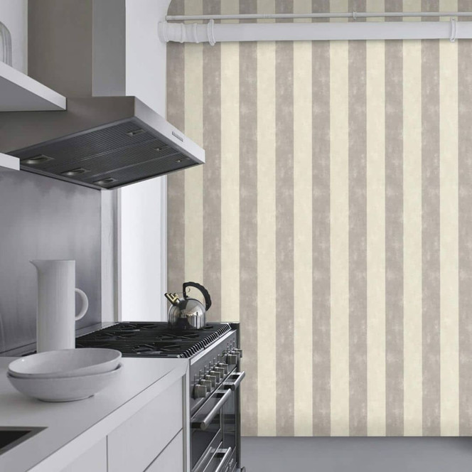 Rasch Vliestapete, Streifentapete #Tapetenwechsel II beige